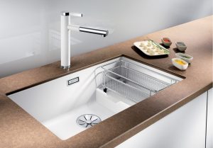 Blanco Subline 700-U Level s multifunkčným nerezovým košíkom