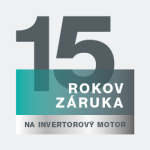 15 rokov záruka na invertorový motor po online registrácií