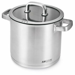 AMCOOK Hrniec vrátane sklenenej pokrievky Ø 24×20 cm