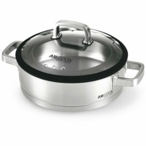 AMCOOK Servírovacia panvica vrátane gurmánskej pokrievky Ø 28 cm