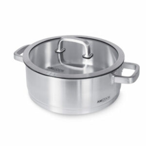 AMCOOK Hrniec vrátane pokrievky Ø 28×11 cm